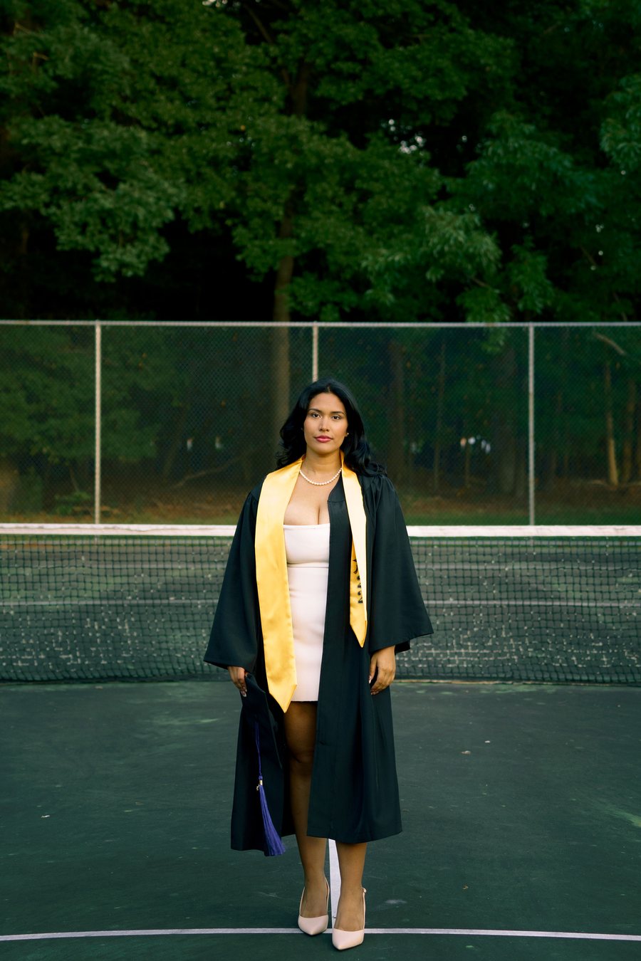 A graduation portrait by Caitlyn Morton