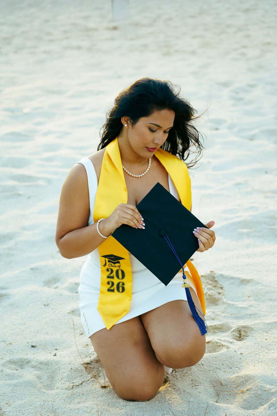 A graduation portrait by Caitlyn Morton