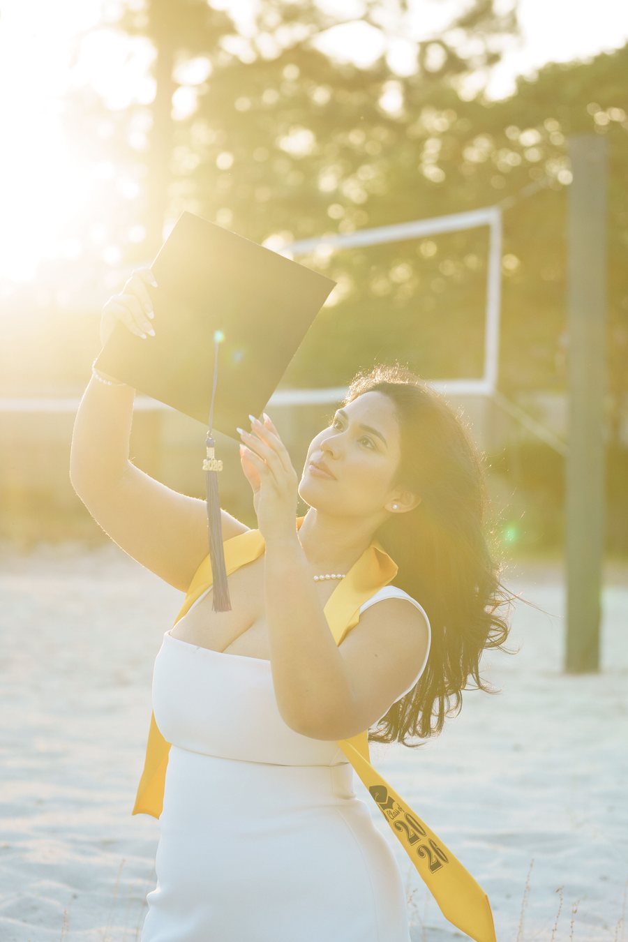 A graduation portrait by Caitlyn Morton