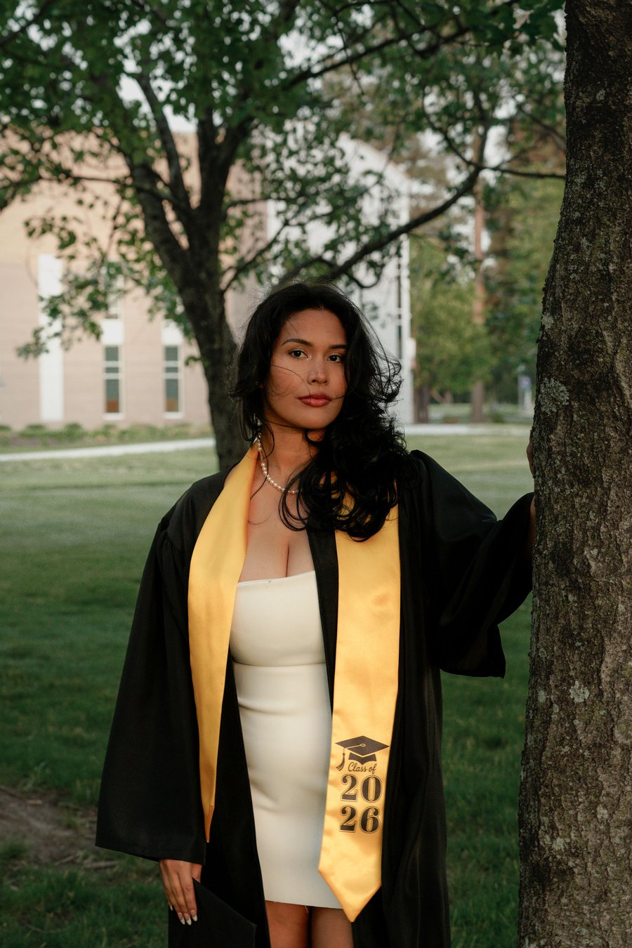 A graduation portrait by Caitlyn Morton