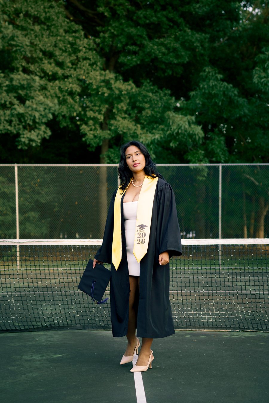 A graduation portrait by Caitlyn Morton