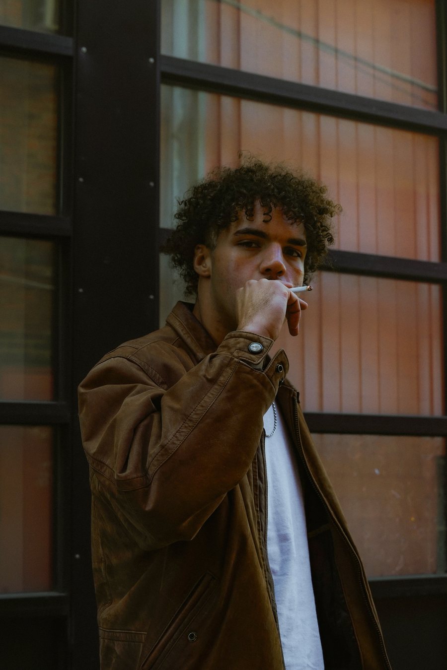 An editorial portrait by Caitlyn Morton